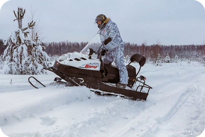 Проходимость снегохода Буран